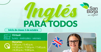 Curso gratis "Inglés para Niños y Adultos" de la Municipalidad De San Borja