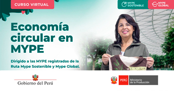 Curso online "Economía circular en MYPE" de PRODUCE