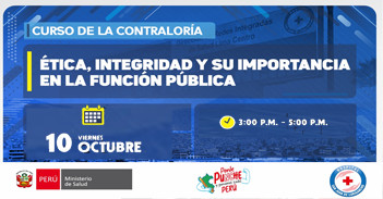  Curso online "Ética, Integridad y su importancia en la función pública" del Hospital San Juan de Lurigancho