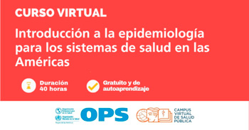  Curso online gratis con certificado Introducción a la epidemiología para los sistemas de salud en las Américas