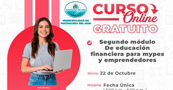  Curso online gratis "Educación financiera para mypes y emprendedores" de la Municipalidad de Magdalena del Mar
