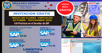  Curso online gratis: "LOGISTICA SAP-MM "