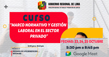  Curso online gratis "Marco Normativo y Gestión Laboral en el Sector Privado"