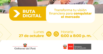  Curso online gratis "Transforma tu visión financiera para conquistar el mercado" de PRODUCE