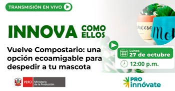  Evento online Reto "Vuelve Compostario: una opción ecoamigable para despedir a tu mascota"
