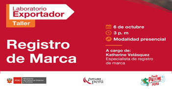  Taller presencial "Registro de Marca" del PromPerú