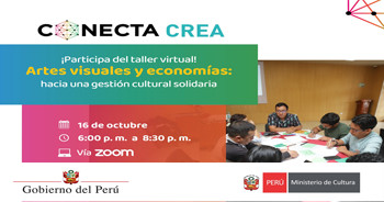  Taller online "Artes visuales y economías comunitarias: Hacia una gestión cultural solidaria" 
