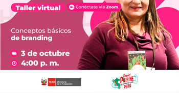  Taller online "Conceptos básicos de branding" de PRODUCE
