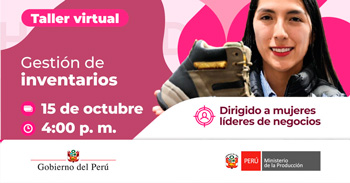  Taller online "Gestión de inventarios" el Ministerio de la Producción