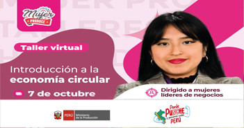 Taller online "Introducción a la economía circular" de PRODUCE