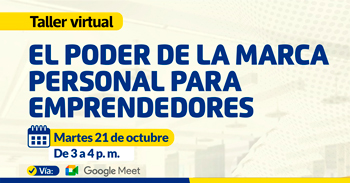  Taller virtual: "El poder de la marca personal para emprendedores" de la Municipalidad de Lima