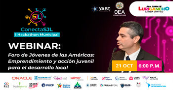  Webinar gratuito "Foro de Jóvenes de las Américas: Emprendimiento y acción juvenil para el desarrollo local"