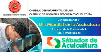  Capacitación gratuita "Sábados de Acuicultura" del CIP LIMA pesqueros