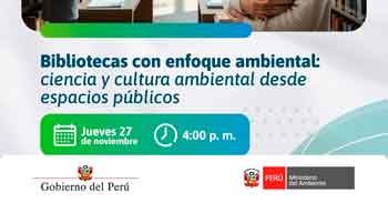  Capacitación online Bibliotecas con enfoque ambiental: ciencia y cultura ambiental desde espacios públicos