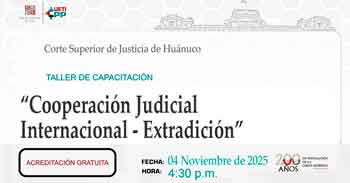  Capacitación online "Cooperación Judicial Internacional - Extradición"