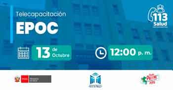  Capacitación online "EPOC" del Ministerio de Salud