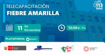 Capacitación online "Fiebre amarilla" del Hospital Belén de Trujillo