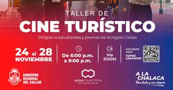  Taller online  "Cine Turístico" del Gobierno Regional del Callao