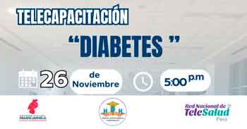  Capacitación online gratis "Diabetes" del Hospital Departamental de Huancavelica