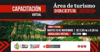  Capacitación online "Elaboración y actualización del inventario nacional de recursos turísticos"