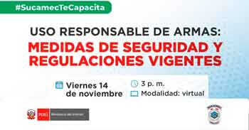  Capacitación online gratis Uso responsable de armas: medidas de seguridad y regulaciones vigentes