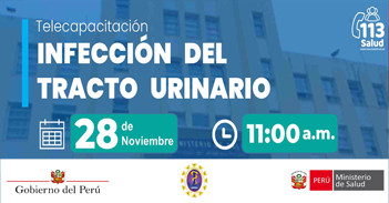  Capacitación online "Infección del Tracto Urinario" del Hospital Regional de Ica  