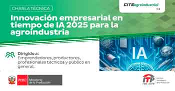  Capacitación online "Innovación empresarial en tipo de ia 2025 para la agroindustria"