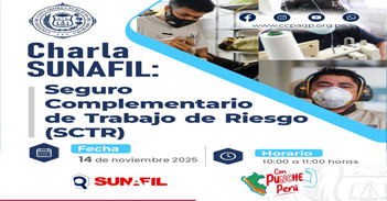  Charla "Seguro Complementario de Trabajo de Riesgo (SCTR)" de Colegio de Contadores Públicos de Arequipa