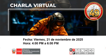  Charla online gratis "Contribución al Sencico" del SENCICO