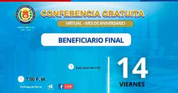 Conferencia online "Beneficiario Final" del Colegio de Contadores Públicos de Junín