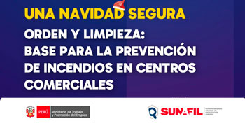  Evento online gratis "Orden y limpieza: base para la prevención de incendios en centros comerciales" 