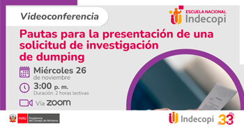  Conferencia online gratis "Pautas para la presentación de una solicitud de investigación de dumping" 