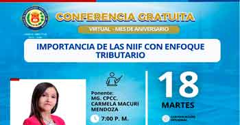  Conferencia online "Importancia de las NIIF con enfoque tributario" 