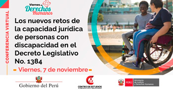  Conferencia online "Nuevos retos de la capacidad jurídica de personas con discapacidad " 