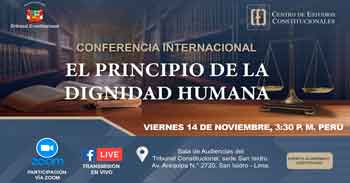 Conferencia online  "El principio de la dignidad humana" del CEC