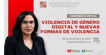  Conferencia online "Violencia de género digital y nuevas formas de violencia"  