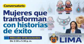  Conversatorio presencial "Mujeres que transforman con historias de éxito" 