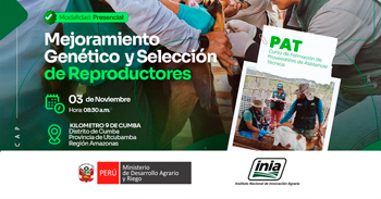  Evento presencial "Mejoramiento genético y selección de reproductores" del INIA
