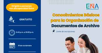  Curso online “Conocimientos Básicos para la Organización de Documentos de Archivo”