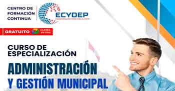  Curso online gratis: "ADMINISTRACIÓN Y GESTIÓN MUNICIPAL"