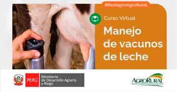  Curso online "Manejo de vacunos de leche" de Agro Rural