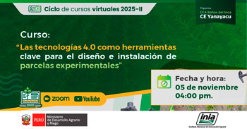  Curso online "Tecnologías como herramientas clave para el diseño e instalación de parcelas experimentales" 
