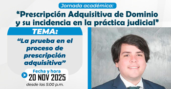  Evento online "Prescripción Adquisitiva de Dominio y su incidencia en la práctica judicial"