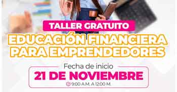  Talle presencial gratuito "Educacion Financiera para Emprendedores" 