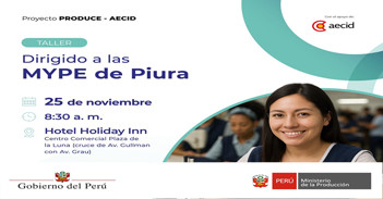  Taller presencial "Economía circular para las MYPE: La nueva forma de competir y crecer" del PRODUCE