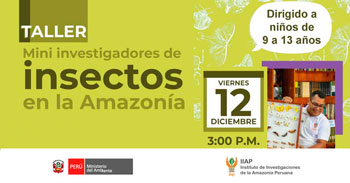  Taller presencial "Mini Investigadores de la Amazonía" de la IIAP