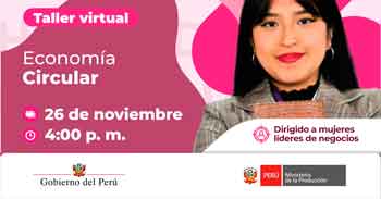  Taller virtual "Economía circular" de Produce