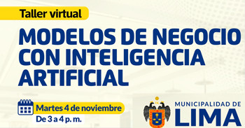  Taller online "Modelos de negocio con inteligencia artificial" del Desarrollo Económico MML