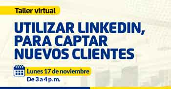  Taller online "Utilizar linkedin, para captar nuevos cuentes" de la Municipalidad de lima
