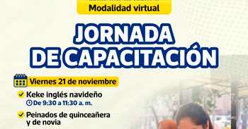  Talleres virtuales gratuitos "Jornada de Capacitación para el Desarrollo de Habilidades"